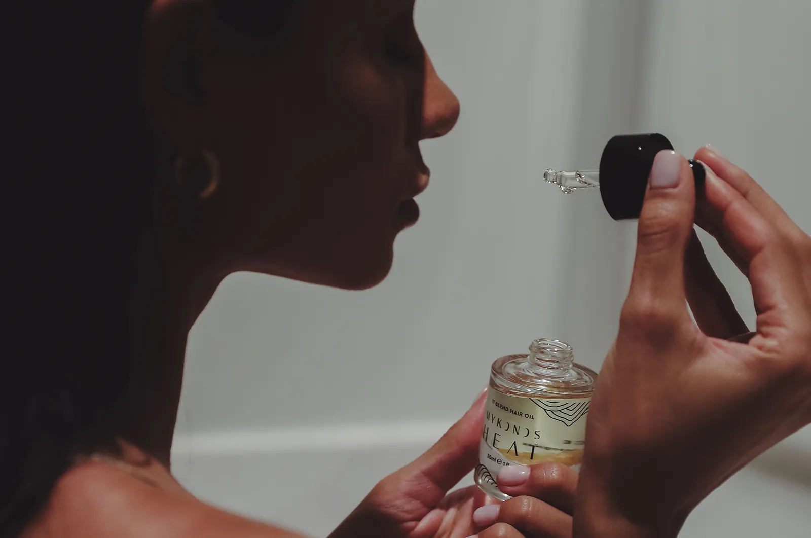 hair oil slider